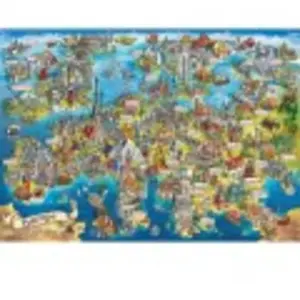 Eurographics Carte Folle de L'Europe 8220-6129 pas cher