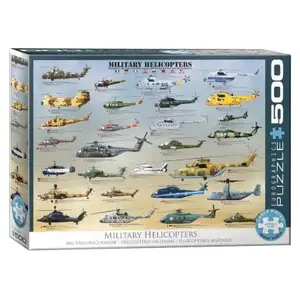 Puzzle 500 pièces XXL Eurographics - Hélicoptère Militaire pas cher