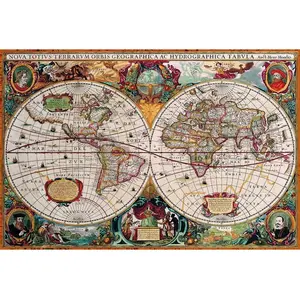 Puzzle Eurographics - Carte du monde antique, 2000 pièces pas cher
