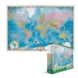 EurographicsPuzzles - Carte du monde - puzzle - 2000 pièces pas cher