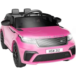 BALOVEBY Voiture Electrique Enfants Land Rover Con Licenza 12V Avec Té... pas cher
