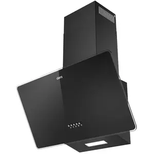 CIARRA Hotte Connectée 90cm APP Contrôle Touche Tactile 650m3/h Booster inclus 2pcs Filtre Charbon Eclairage Réglable Verre Blanc