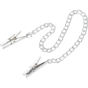 Pipedream Fetish Fantasy tepelklem Nipple Chain Clips zilver pas cher