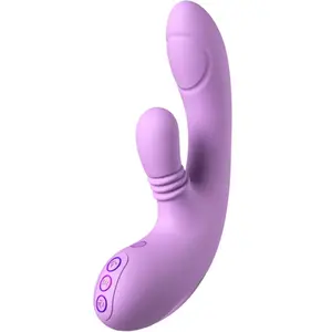 Fantasy For Her - IntiMotion Flutter Pro Rabbit - Paars pas cher