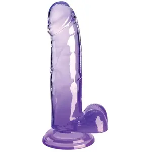 Pipedream King Cock Clear 7 Inch Balls pas cher