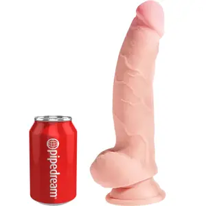 8 Triple Density Fat Cock with Balls - Flesh pas cher