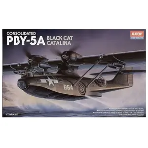 Academy Consolidated Pby-5a Catalina Black Cat / Hydravion - Maquette D'avion Academy Ac2137-Academy pas cher