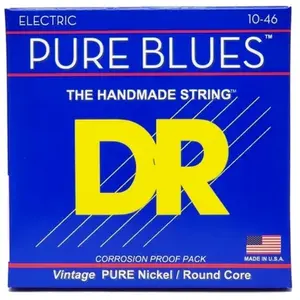 DR PHR10 Pure Blues Medium - Jeu de cordes guitare électrique pas cher