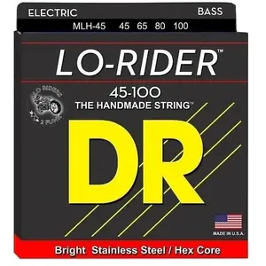 Jeu de cordes guitare basse DR Lo Riders Medium-Lite MLH45 pas cher