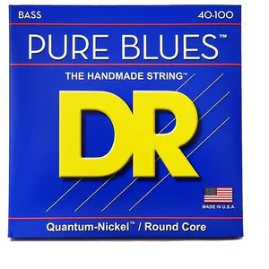 DR Strings DR PB-40 - Pure Blues - Quantum Nickel, jeu guitare basse, Light 40-100 pas cher