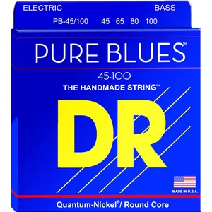 DR String PB-45/100 Pure Blues Jeu de cordes pour guitare basse pas cher