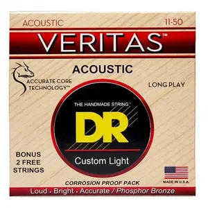 DR VTA-11 - Veritas - Coated Core Technology, jeu guitare acoustique, ...
