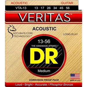 DR String VTA-13 Veritas Jeu de cordes pour guitare acoustique pas cher