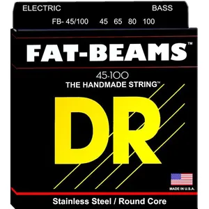 DR String FB-45/100 Fat-Beam Jeu de cordes pour guitare basse pas cher