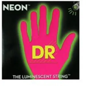 Jeu de cordes guitare basse DR Neon Medium orange NOB45 pas cher