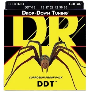DR DDT-13 Drop-Down Tuning Electric Guitar Strings 13-65 - Snaren pas cher