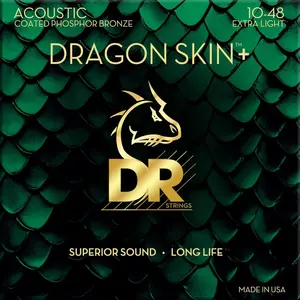 DR DAP-10   DRAGON SKIN+  Cordes pour guitare acoustique en bronze pho...Vendu paramazon