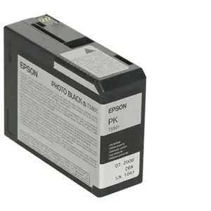 Epson T5801 - photo noire - originale - cartouche d'encre pas cher