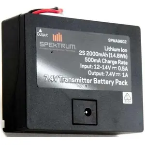 Spektrum 2000mAh Li-ION TX Batt DXe 6e 6G2&37&8G2 SPMA9602 Transmitter pas cher