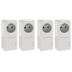 Pack de 4 adaptateurs CPL Netgear 1000 Blanc pas cher