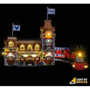 Lumières Pour LEGO Gare Disney 71044 pas cher