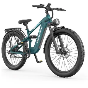 VTT ZAZAWORK CF500 Autonomie 50-60km SHIMANO 7 Vitesses 1000W 20AH 48V 45KM/H 27.5 Fatbike Frein hydraulique Angle dattaque 30° pas cher