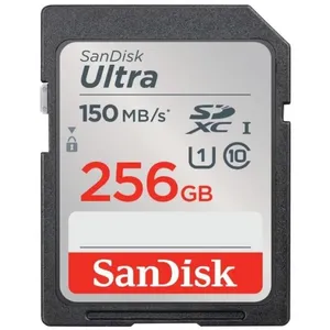 SanDisk 256 Go Ultra SDXC Carte mémoire SDXC jusqu'à 150 Mo/s, homolog... pas cher
