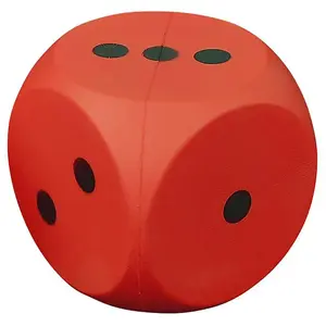 Pre-Sport Dobbelsteen - Foam - Coated - Rood - 14 centimeter