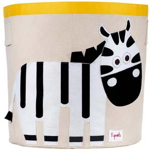 3 sprouts Sac à jouets Zebra - Tissu pas cher