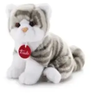 Trudi chaton brad - blanc/gris pas cher