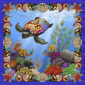 SunsOut Tortue Psychédélique 77010 pas cher