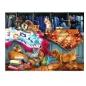 SunsOut Tom Wood - Quilting Room Mischief 28874