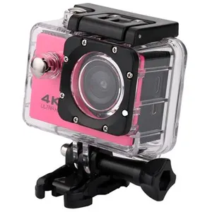 Caméra Sport Télécommande Étanche 4K Wifi 1080P -Rose Vif pas cher