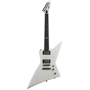 ESP E-II EX NT Snow White elektrische gitaar met koffer pas cher