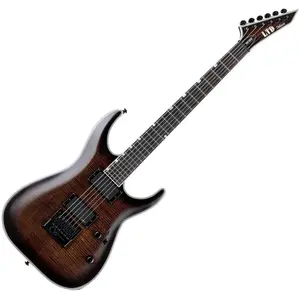 ESP LTD Deluxe MH-1000 EverTune Dark Brown Sunburst elektrische gitaar met EMG 81 / EMG 60TW-R elementen pas cher