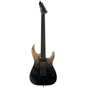 Ltd M1000htbpf-Blkfd - Guitare Électrique Hipshot Fluence Burled Poplar Black FadeVendu parbax-music