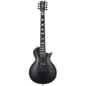 ESP E-II ECLIPSE-7 Evertune Black Satin 7-snarige elektrische gitaar pas cher