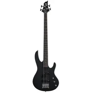 Ltd B10KIT-BLKS - Pack Basse 4 cordes Noir satiné + housse pas cher