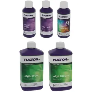 Pack engrais Alga PLAGRON en litre + stimulants pas cher