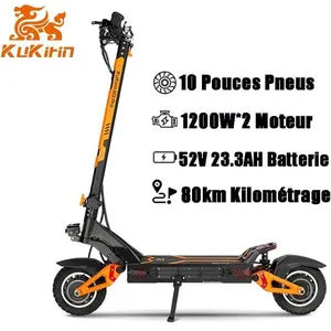 Trottinette Électrique Pliable KuKirin G3 PRO - 2400W Moteur - Batteri...
