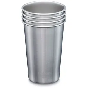 Klean Kanteen - RVS Drinkbeker 473ml - 4Pack - set van 4 metalen bekers pas cher