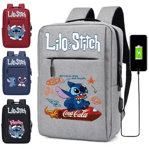 FOCLATUNER Stitch Sac à Dos pour Enfant,Cartable Garcon Primaire étudi... pas cher