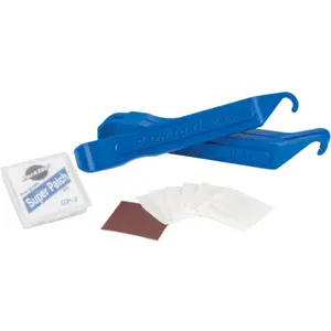 Park Tool TR-1 Kit de réparation de pneus et chambres à air Bleu pas cher
