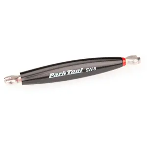 Park Tool Sw-9 Double-ended Key Spaaksleutel Zwart 3.23/3.45 mm pas cher