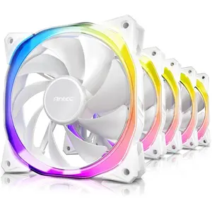 Antec Lot De 5 Ventilateurs De Boitier Antec Fusion Rgb - 12cm (blanc) pas cher