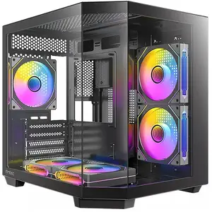 Antec Mini-tour microATX (mATX), Boîtier PC, Noir pas cher