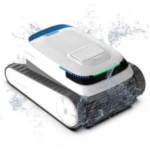 Robot de Piscine,Aspirateur Piscine Sans Fil - Nettoyage Efficace 170 ,Autonomie 120 mins - BLOSSOM pas cher