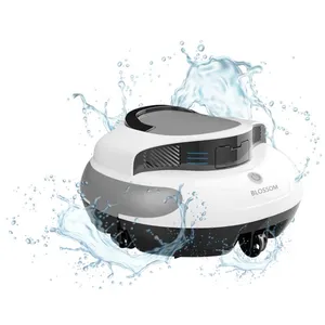 Robot Piscine - 4 Modes - Nettoyage Efficace 90 - Autonomie 120 mins - Batterie 5000mAh,pour Piscines Enterrées - BLOSSOM pas cher