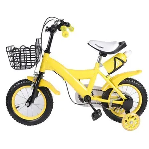 OUKANING Vélo enfant 12" pour garçons et filles roues stabilisatrices avec roues stabilisatrices et panierVendu parcdiscount