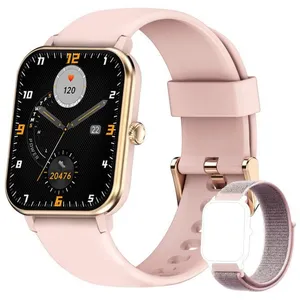 Montre Connectée Homme Femme avec Appels Bluetooth Assistant Vocal Blackview W10 Smartwatch pour Android iOS RoseVendu parcdiscount